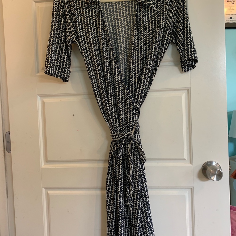 Faux wrap dress